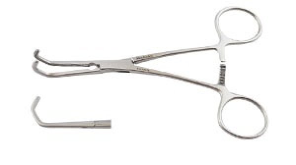 Photo1: DeBakey Vascular Clamps #5 (Satinsky) (1)